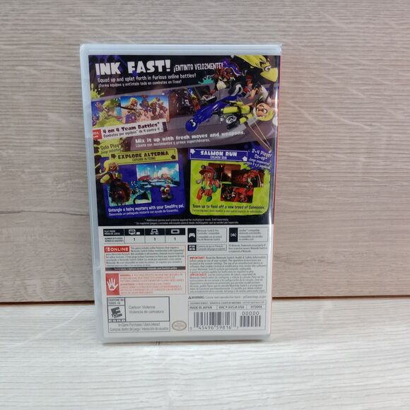 Splatoon 3 Nintendo Switch Brand New Sealed Family Friendly Video Game - Picture 2 of 6